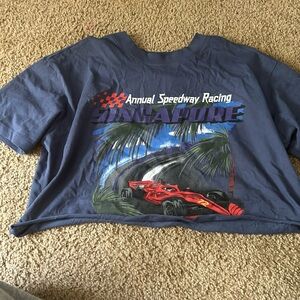 graphic crop top